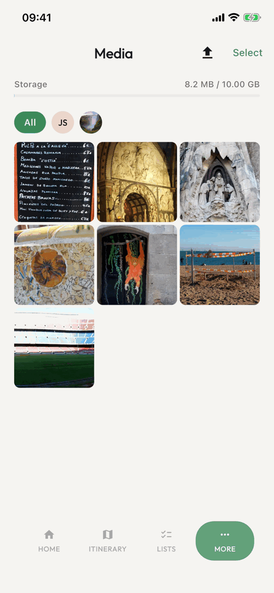 Giterra — shared media